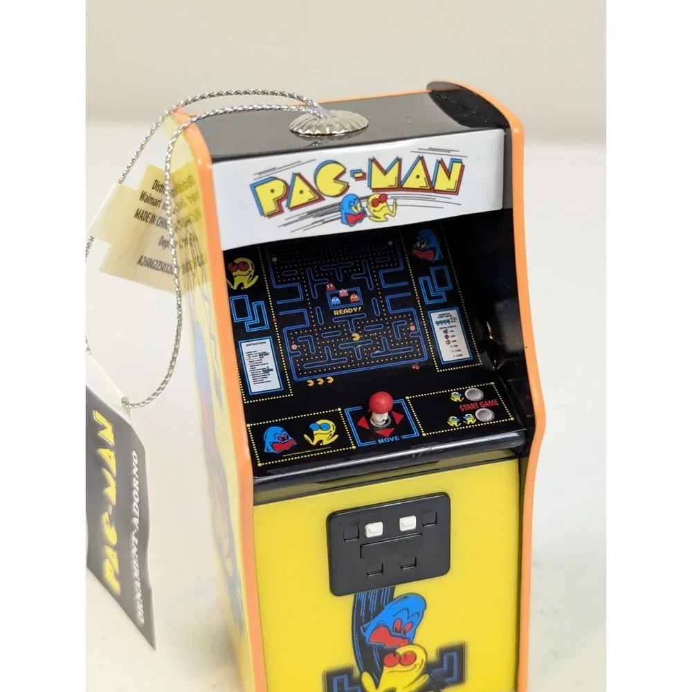 Pac-Man Arcade Cabinet Christmas Ornament Ruz 4